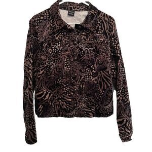 Tribal size 10 brushed cotton  paisley print jacket.